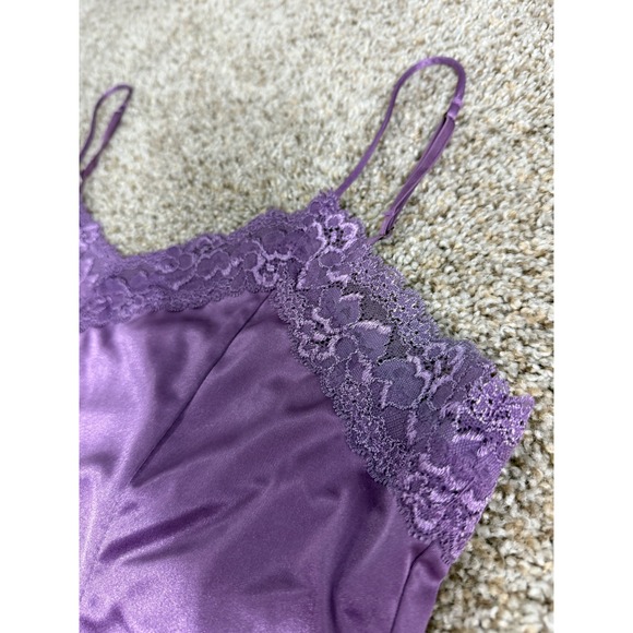 Worthington Purple Lace Trim Cami Top Womens XL Sleeveless sexy Camisole‎ - Picture 6 of 10